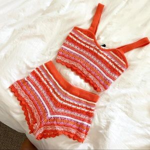 NWT Crochet Lounge Set